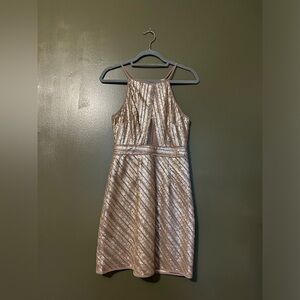 Gold Sequin Dress